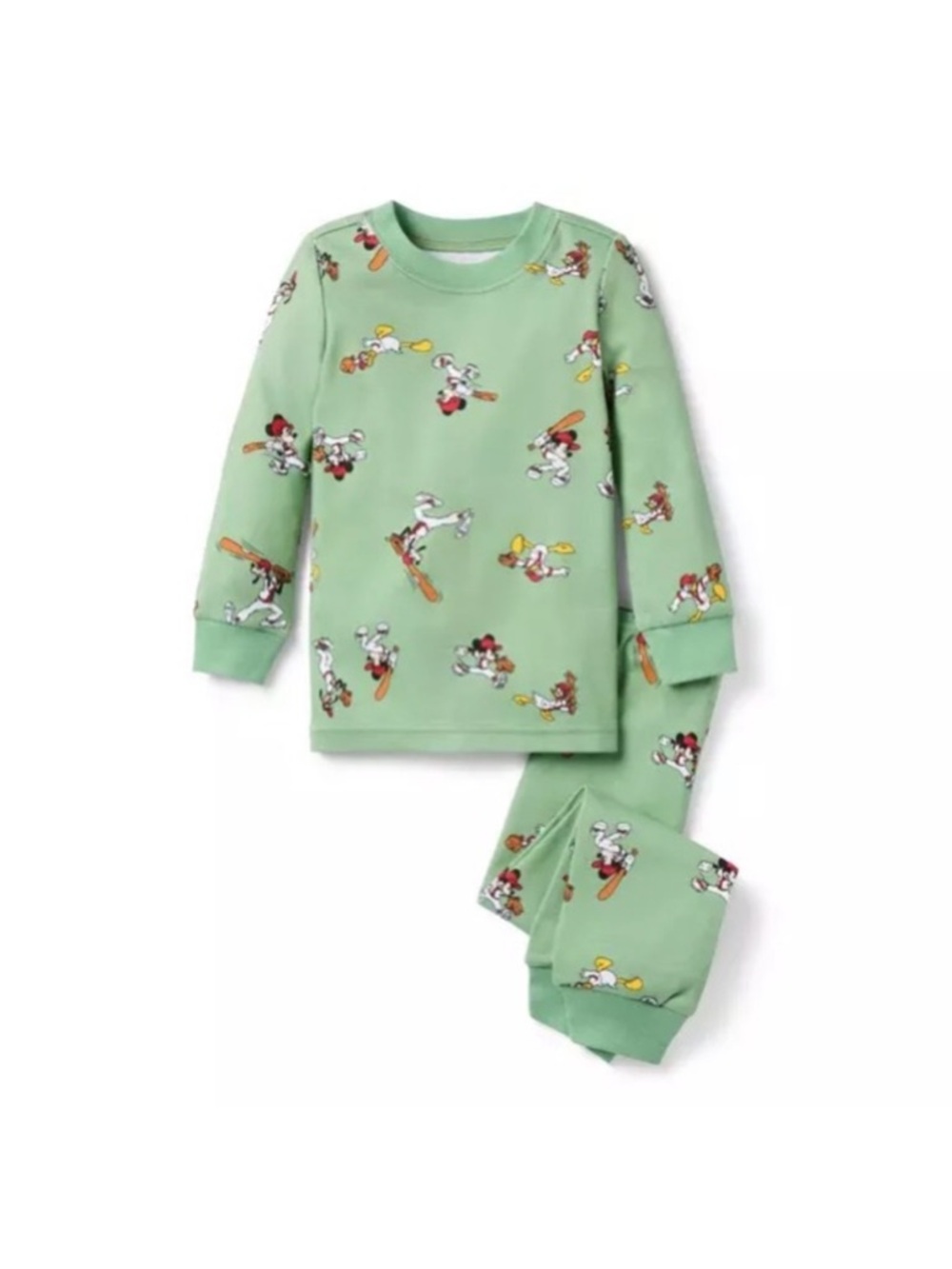 Janie and Jack Disney Mickey Mouse baseball pajamas - 2T